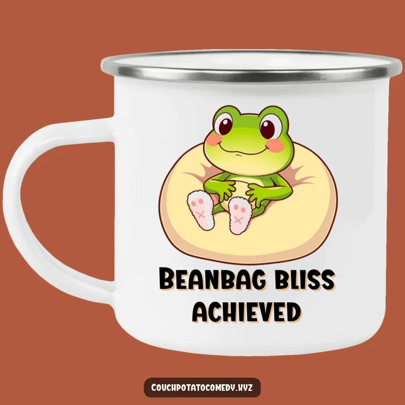 Funny Frog Camping Mug: Hilarious Outdoor Comfort for Cozy Adventures