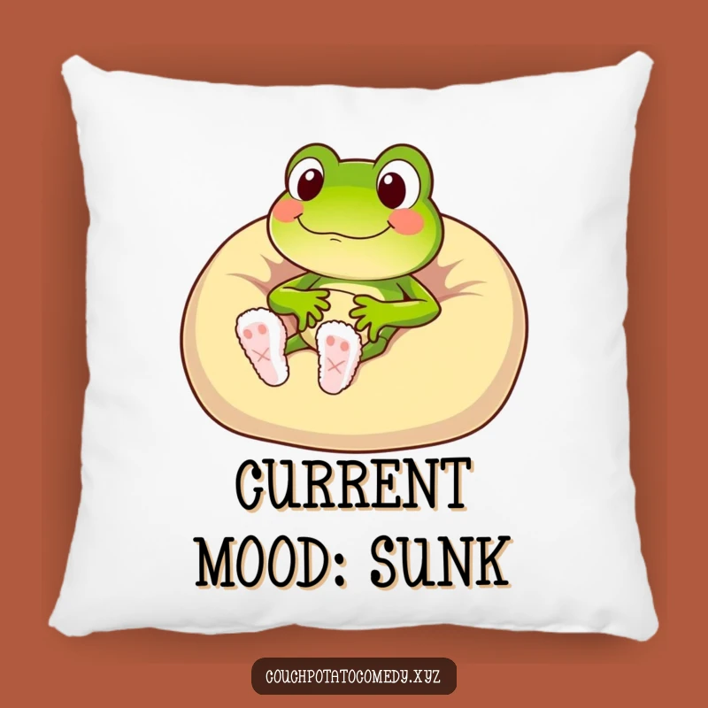 Funny Frog Beanbag Pillow: Hilarious Comfort for Your Cozy Sanctuary