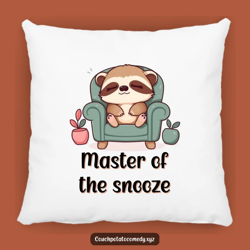Funny Sloth Relaxation Pillow: Cozy Armchair Sigh Comfort, Cozy Gift!