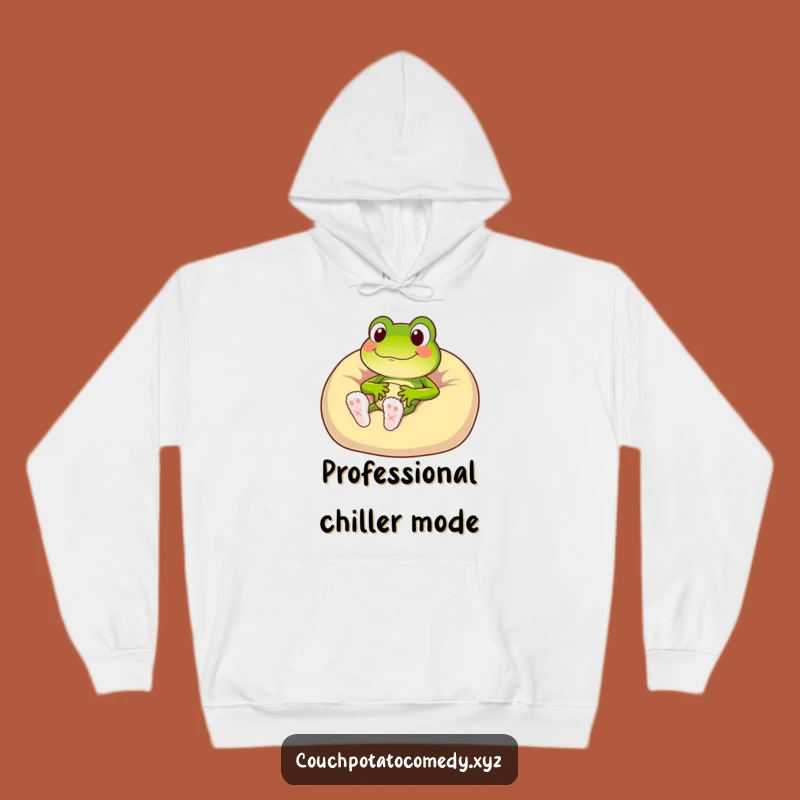 Funny Frog Cozy Hoodie: Ultimate Comfort with Fuzzy Slippers, Perfect Gift