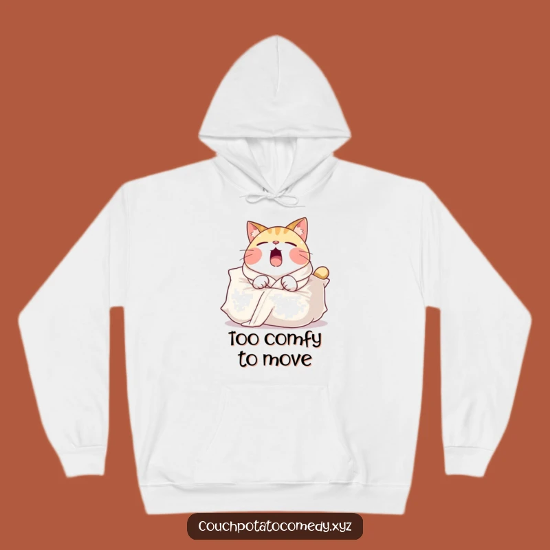 Funny Cat Pillow Hoodie: Cozy Yawn Warmth, The Ultimate Funny Gift for Comfort